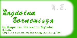 magdolna bornemisza business card